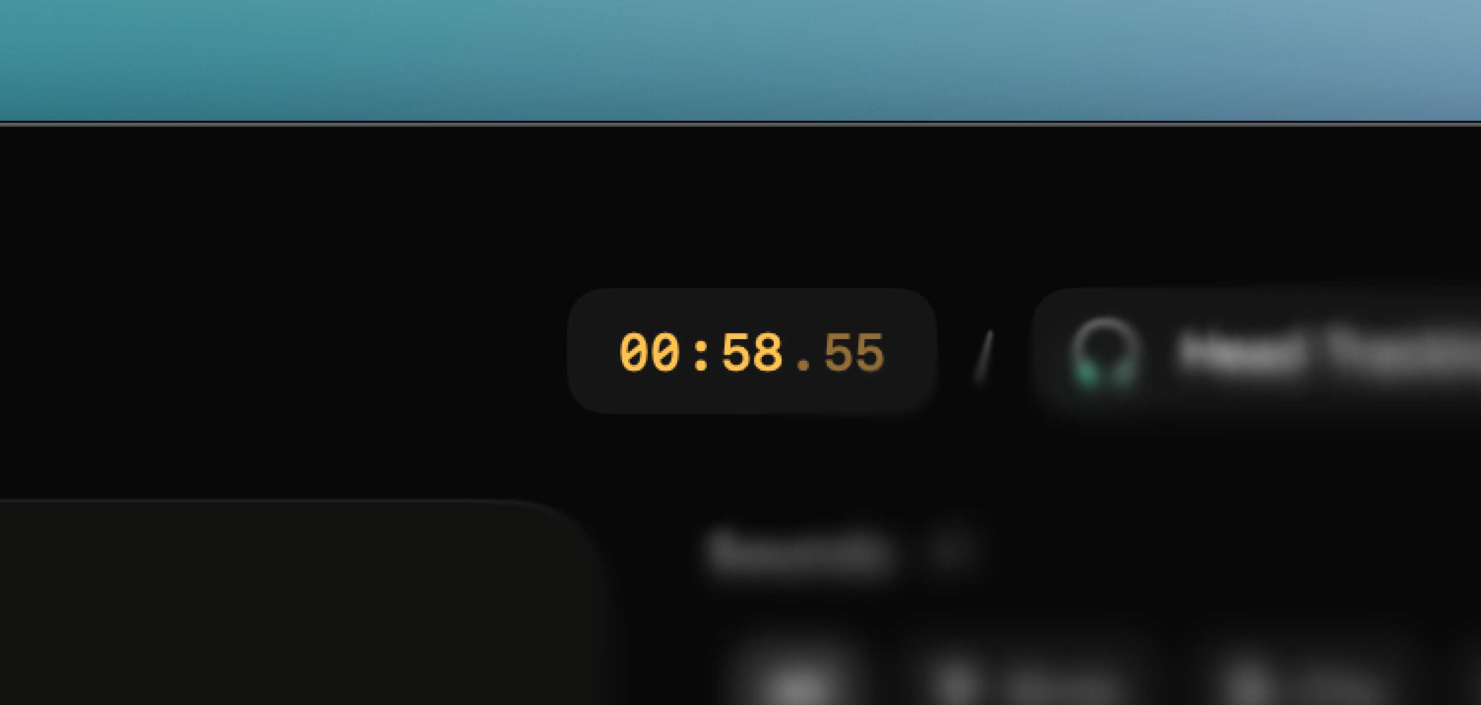 The timer control in prostir zvuku used to fade a room out gently.