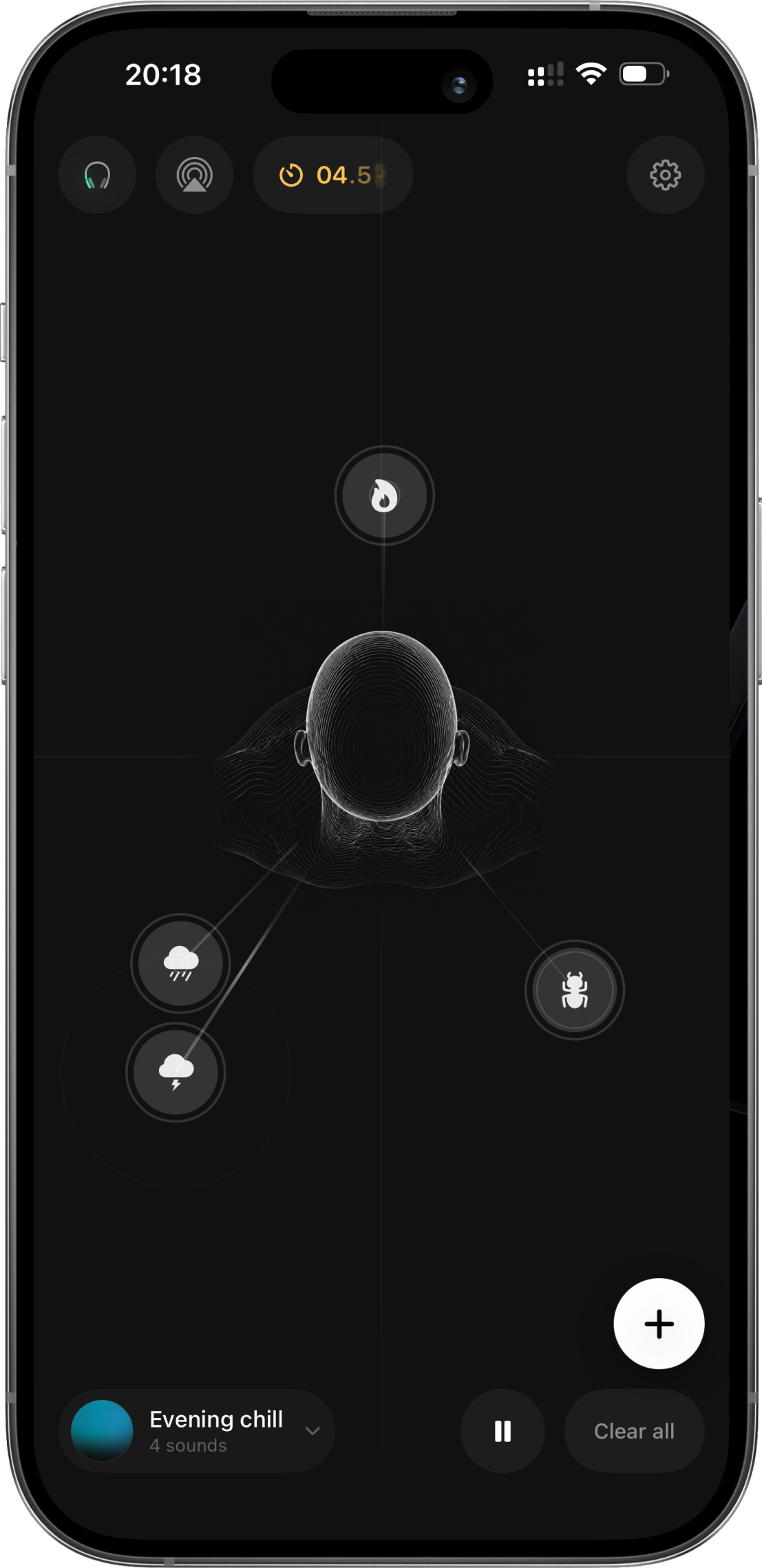 prostir zvuku running on iPhone
