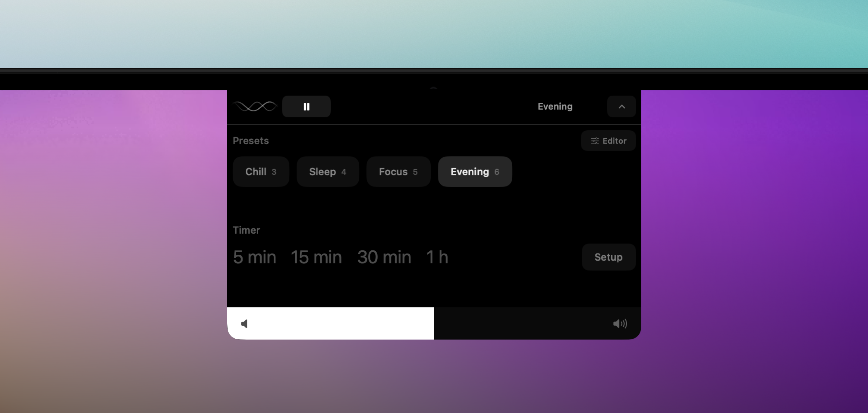 Mac-native details in prostir zvuku including quick controls and anchored spatial audio behavior.